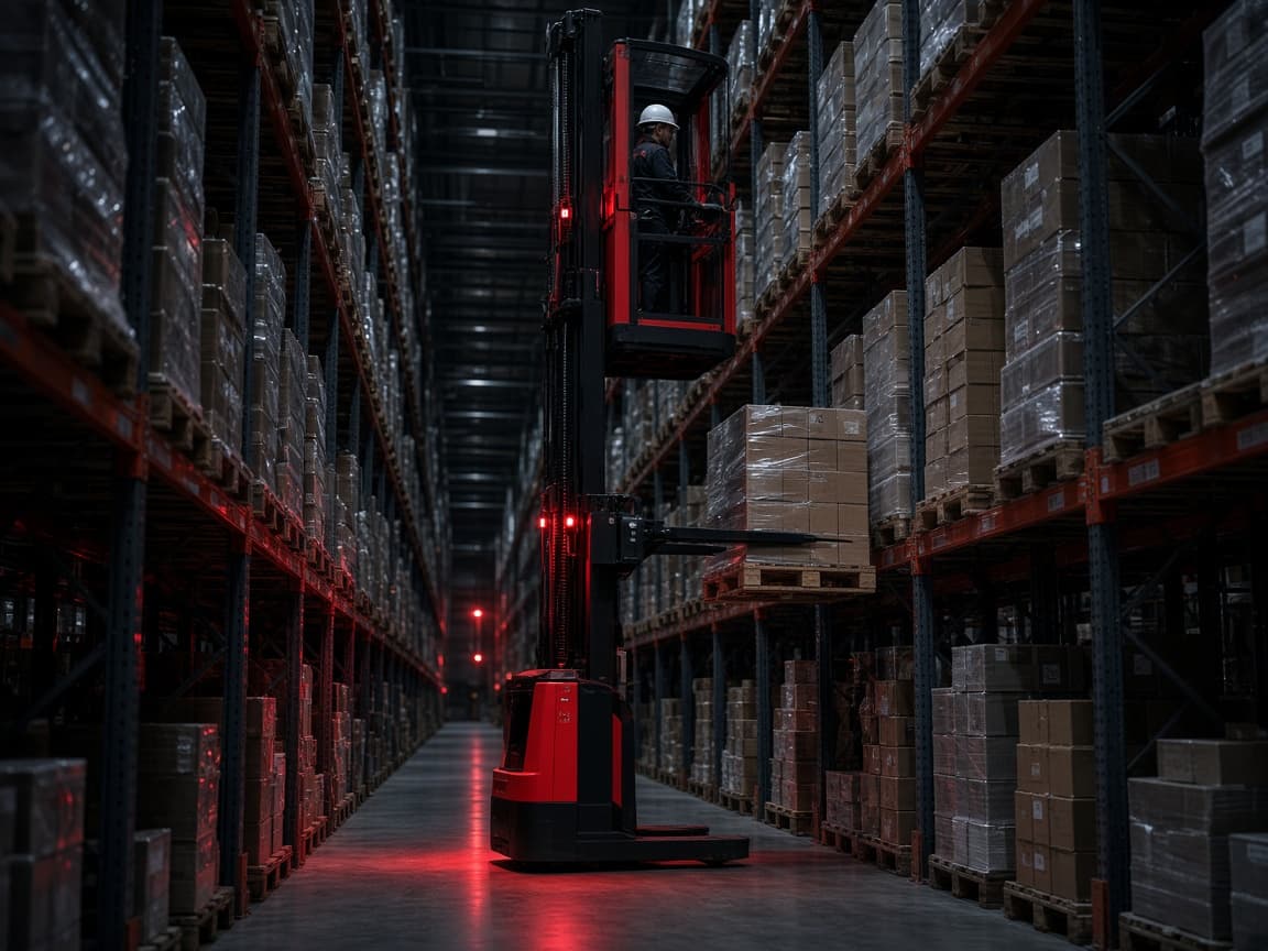 Very narrow aisle